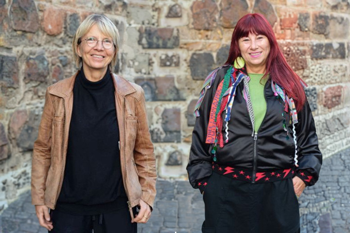 Bild zeigt die Gewinnerinnen des Heldinnenawards Sabine Constabel und Cathrin Schauer-Kelpin