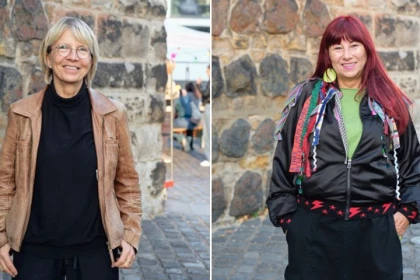 Bild zeigt die Gewinnerinnen des Heldinnenawards Sabine Constabel und Cathrin Schauer-Kelpin